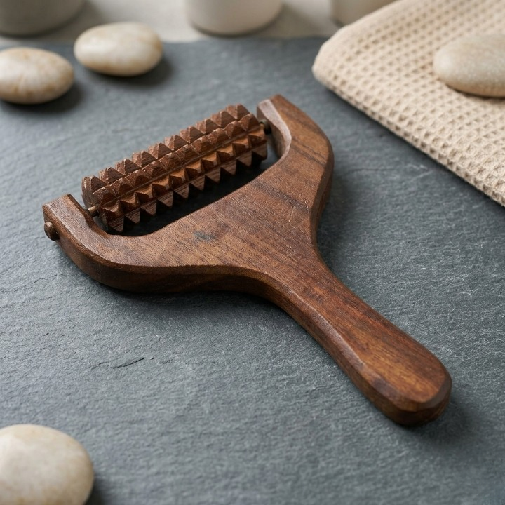 Wooden ZenRoll – Scalp, Head, Neck & Shoulder Massager - Image 2