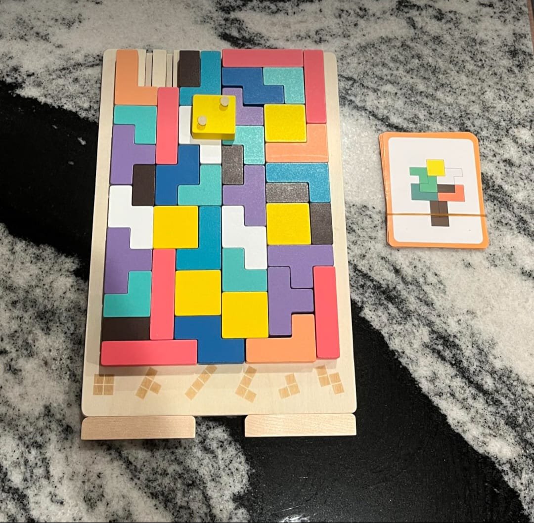 Wooden TetraBrain Puzzle - Image 6