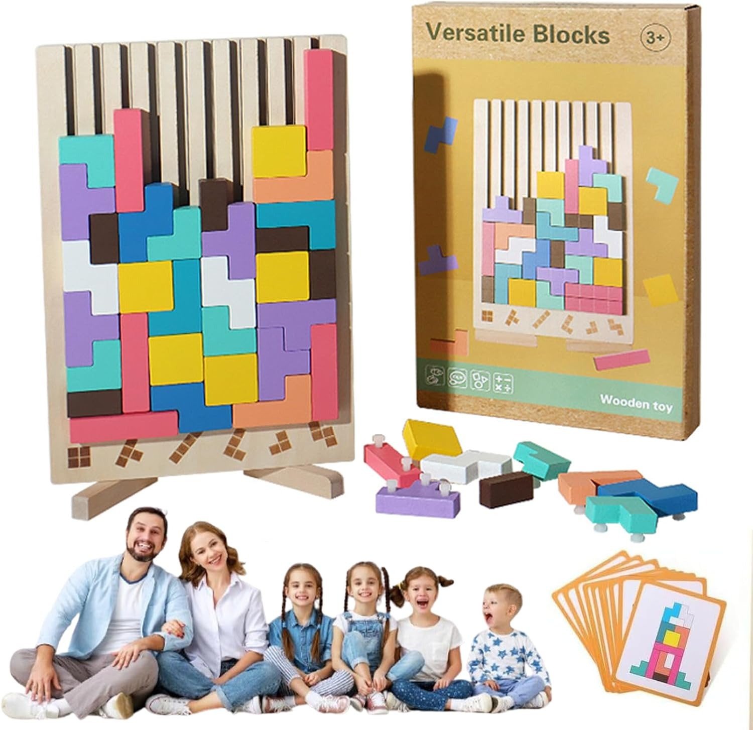 Wooden TetraBrain Puzzle - Image 7