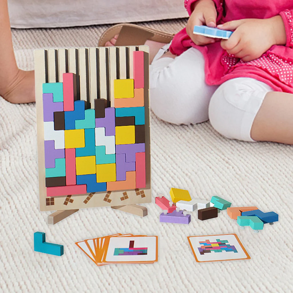 Wooden TetraBrain Puzzle - Image 4