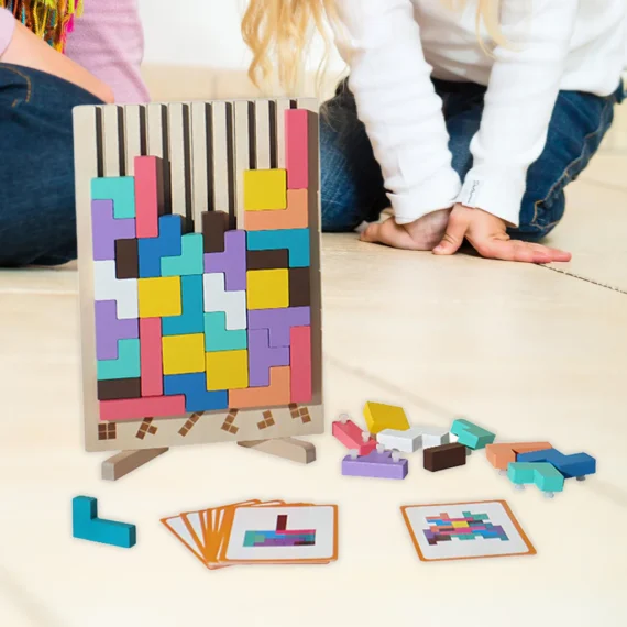 Wooden TetraBrain Puzzle